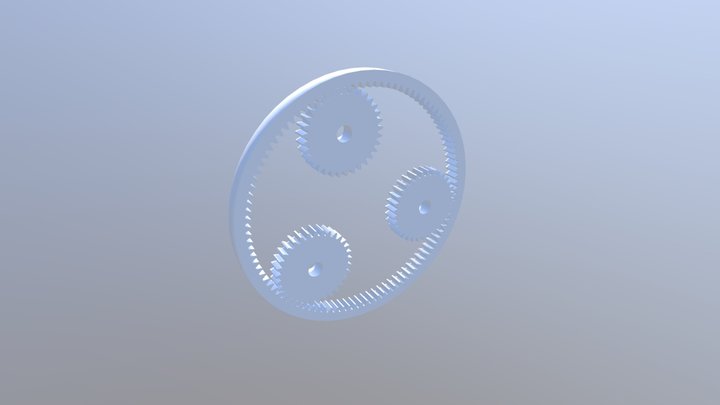 Planetary Gearbox 3D Model