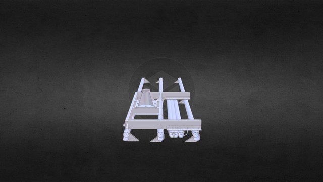 Davit Frame 3D Model
