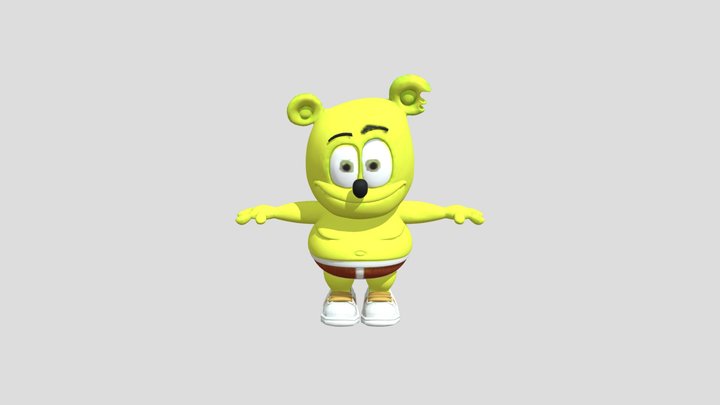my gummy crazy model 1 3D Model