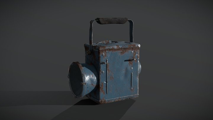 Soviet Railway Lantern 3D Model
