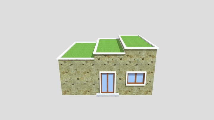 023 Smallhouse1f58m2 3D Model