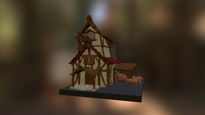 Blacksmith House 3D Model