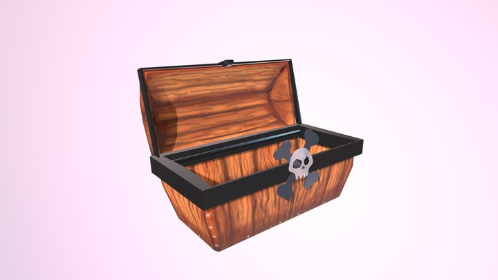 pirate chest 3D Model