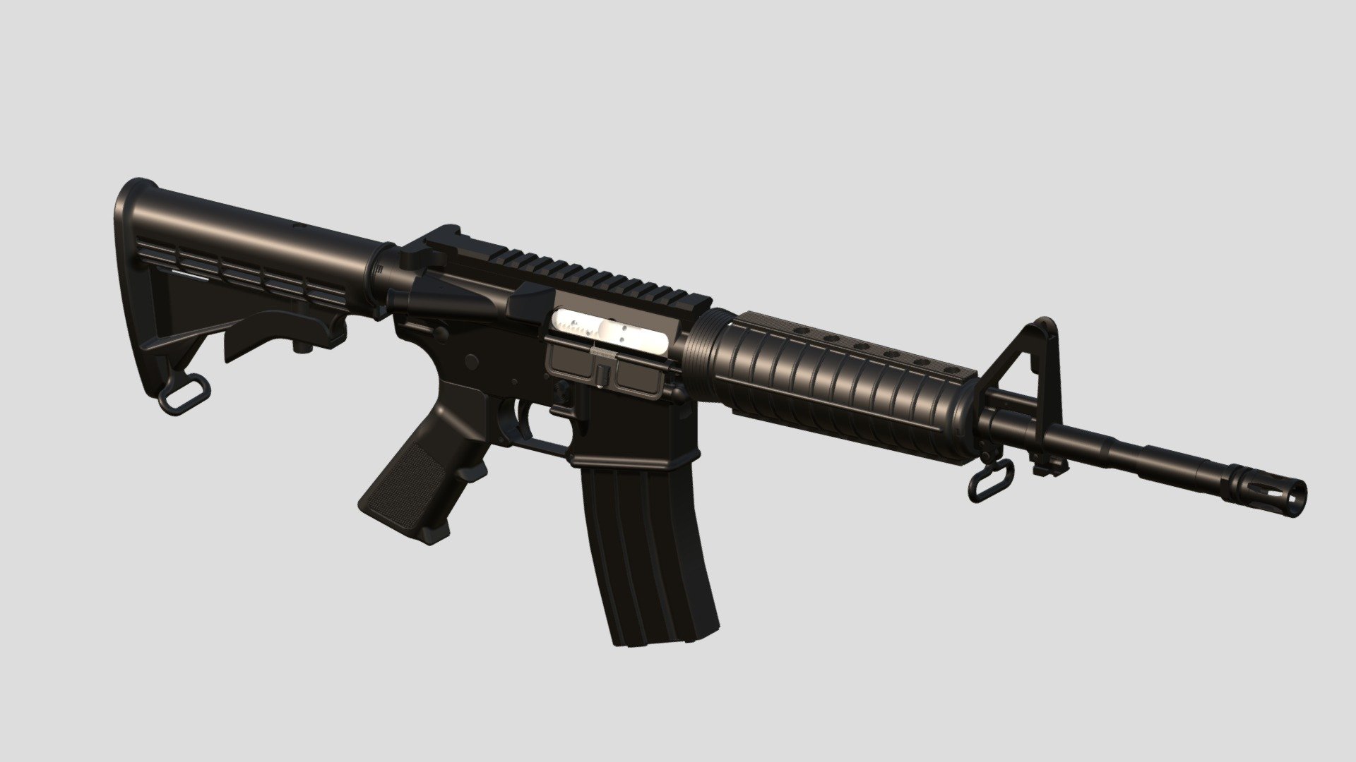 AR-15 assault rifle FBX