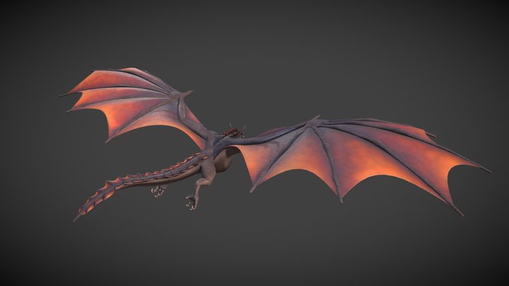 Dragon - Game of Thrones (2021) 3D Model