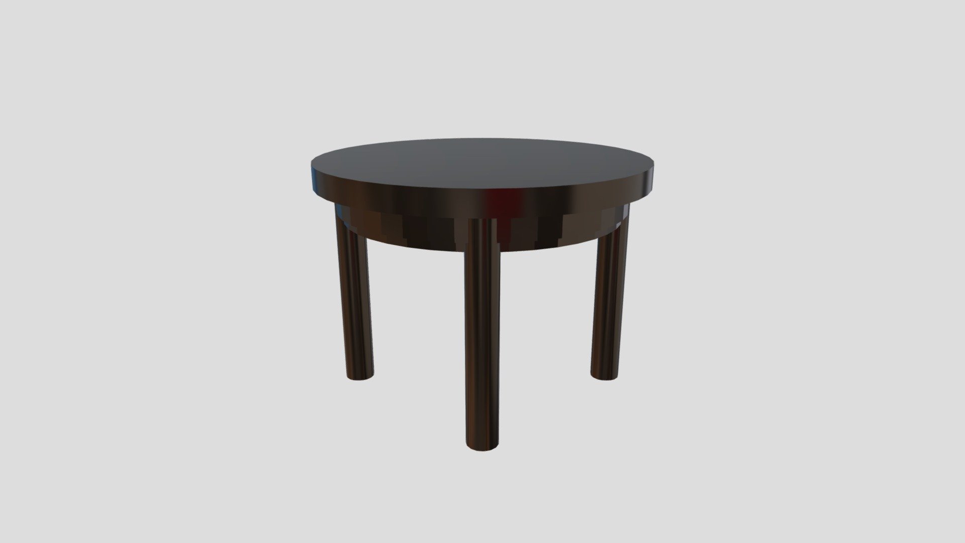 Wooden Stool — Sketchfab embed 3D viewer
