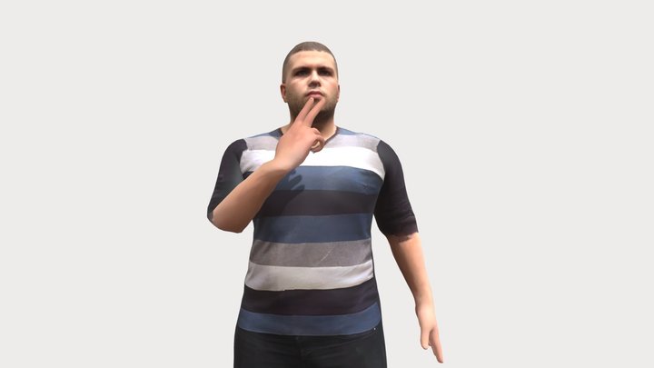 rida sidi ben ali deaf 3d animation – Gratis 3D-model STL