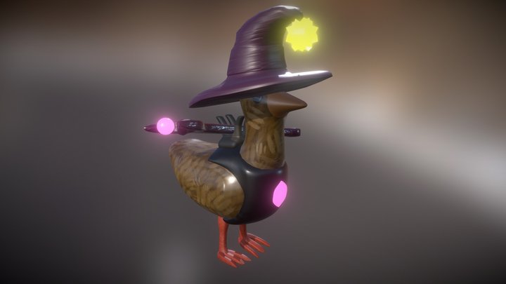 WaterFowl Mage 3D Model