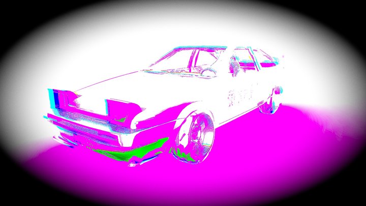 1985 Toyota AE86 Sprinter Trueno – Gratis 3D-model STL