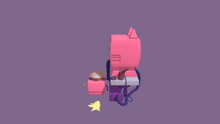 PC_Cat 3D Model