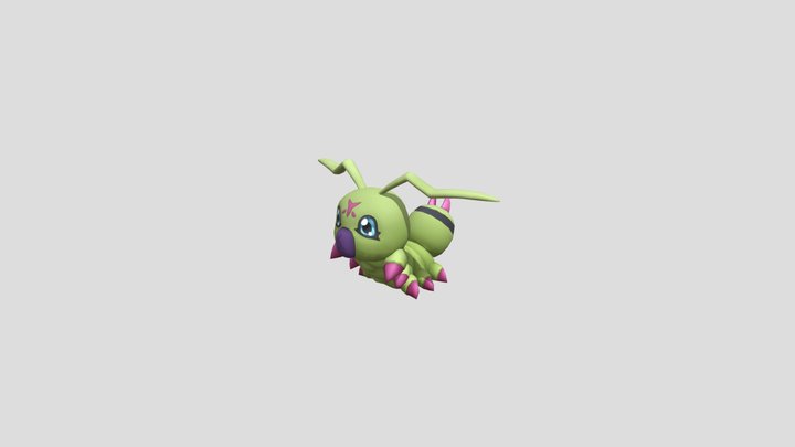 Wormmon Digimon Encounters model