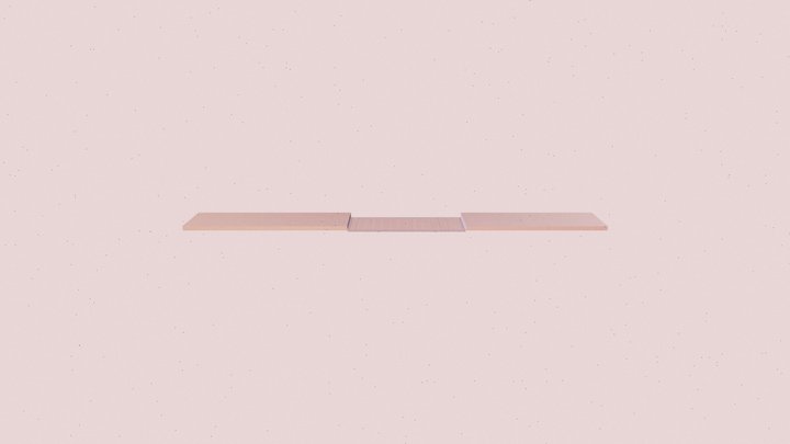 PORTAIL COMPLET LAMES 3D Model