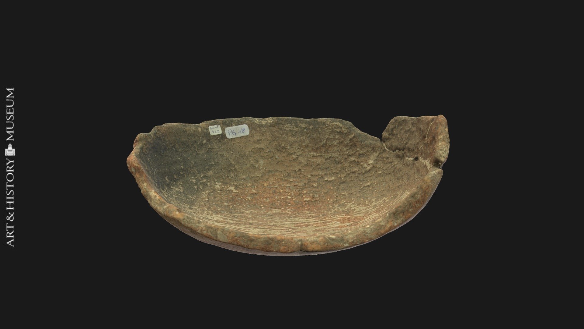 Large bowl with round base - PG.2000.18