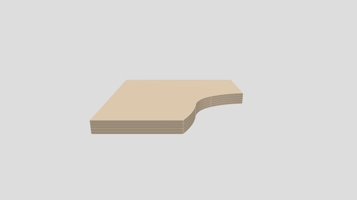CLT Slab 3D Model