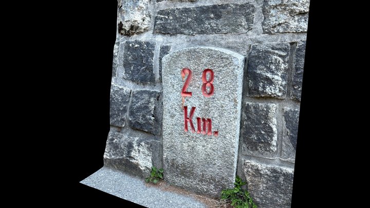 Milestone Wassen - Sustenpass Km 28 – Modelo 3D gratuito STL