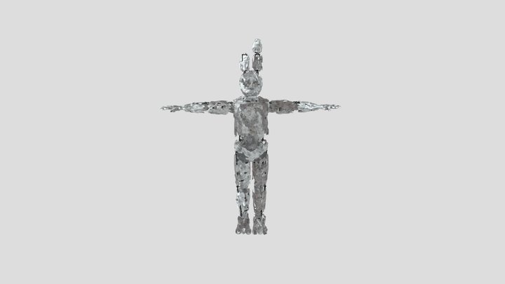 Semi- Realistic Springtrap 3D Model