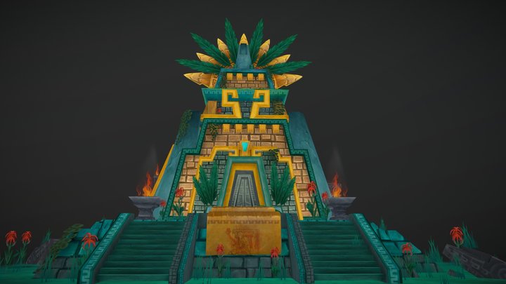 Ximena Sacriface Temple 3D Model