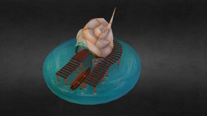 SeasideHut 3D Model