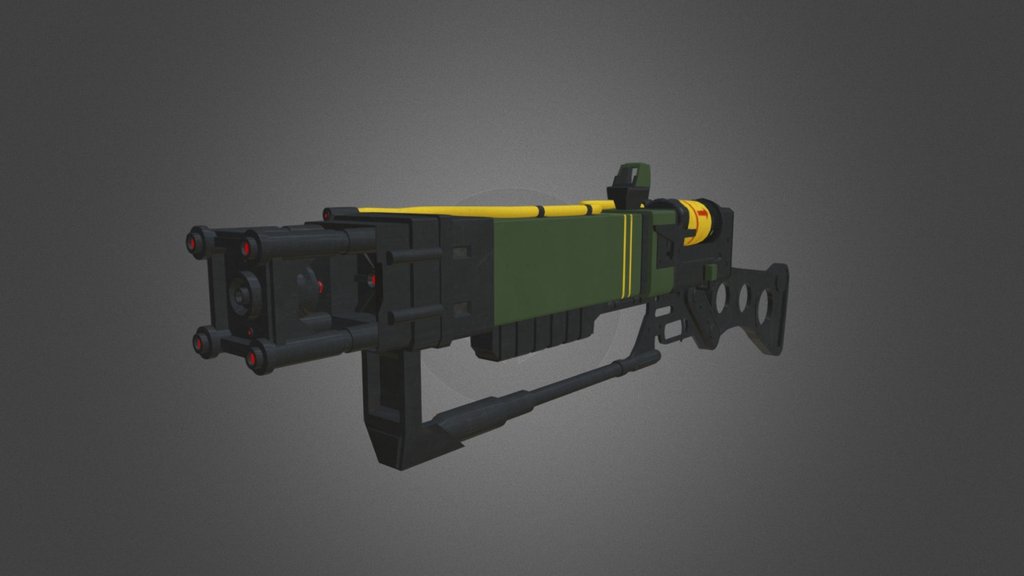 Laser Rifle from Fallout 4 - 3D model by Charles Pasqual (@deathmango ...