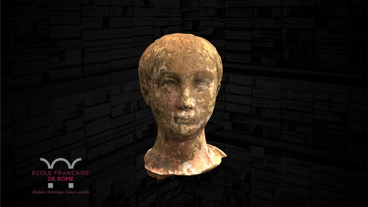 Tête d'un jeune garçon (collection EFR) 3D Model
