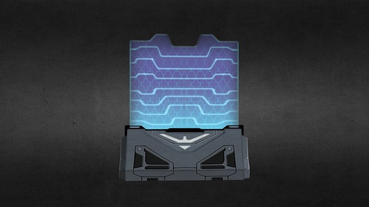 Shield Barricade 3D Model