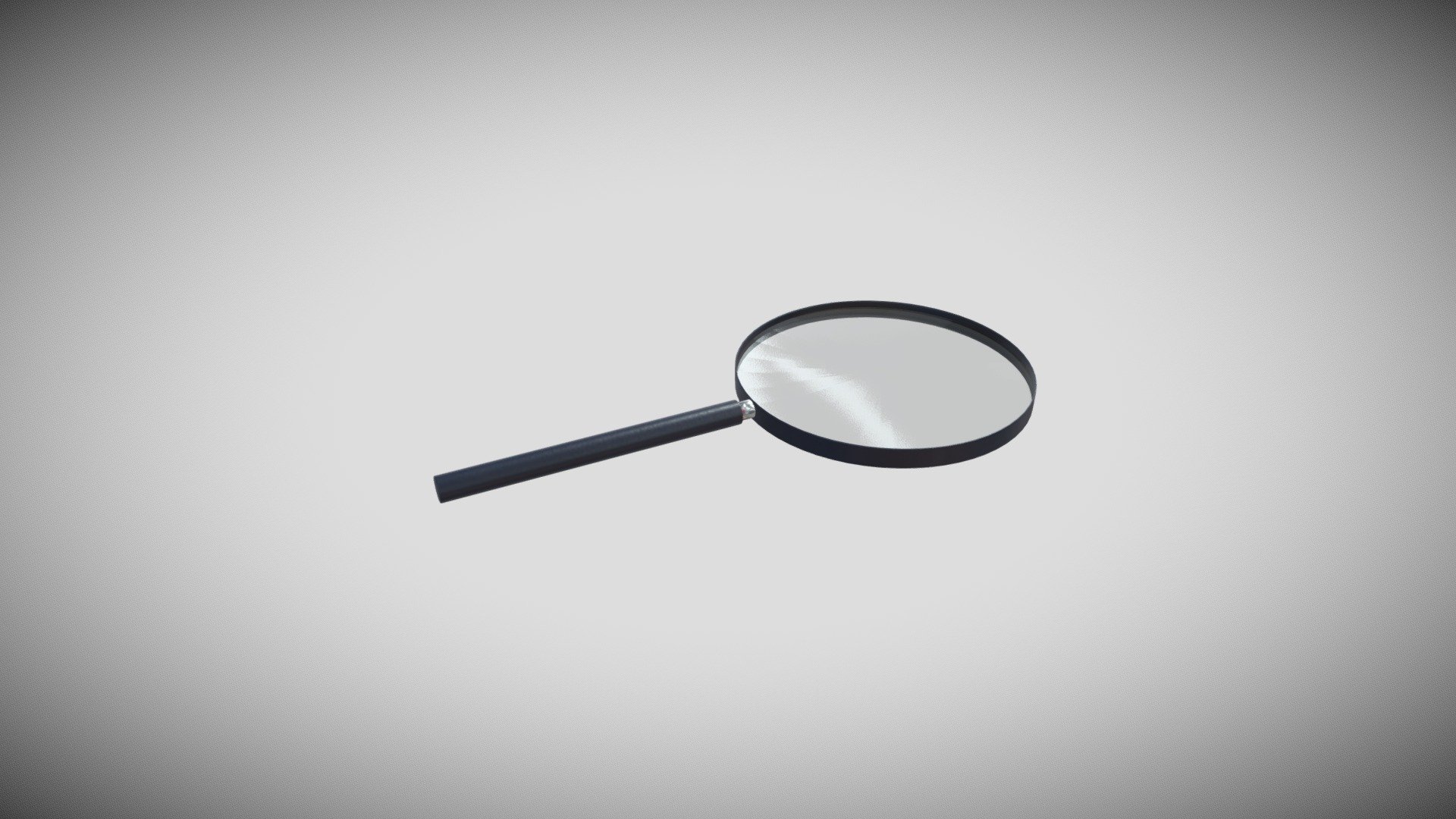 Magnifying Glass 3D model by Kalle (t0ol) [d9353ee] Sketchfab