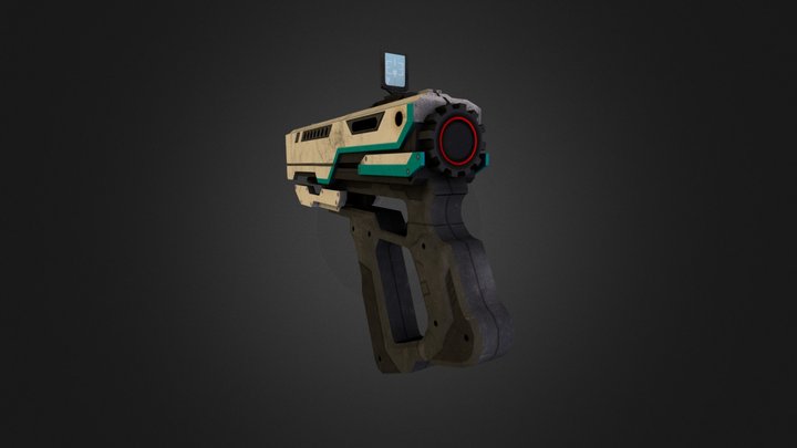 INT-ARS Pistol Advanced 3D Model