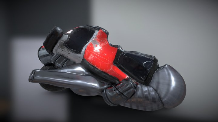 Space Ship 3D Model