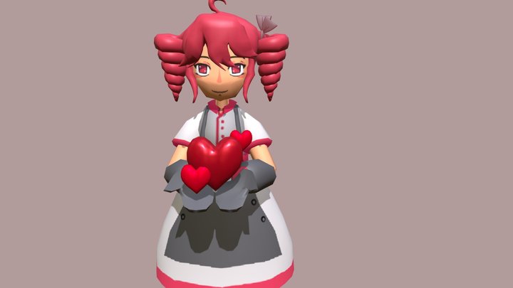 Teto hearts 3D Model