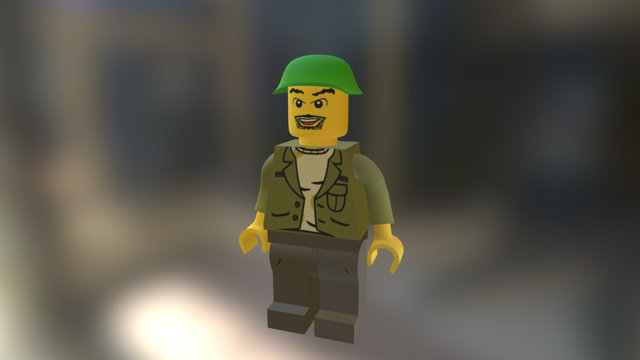 LegoFigure 3D Model