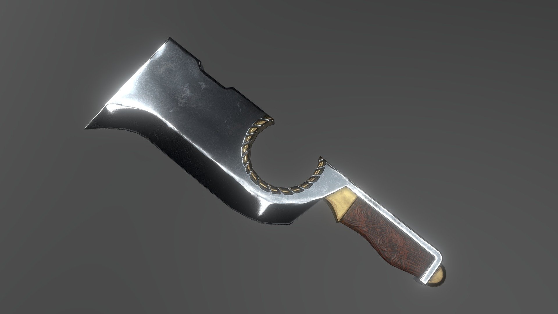 Fantasy Cleaver - 3D model by Kim Niemann (@kimn) [d937903] - Sketchfab