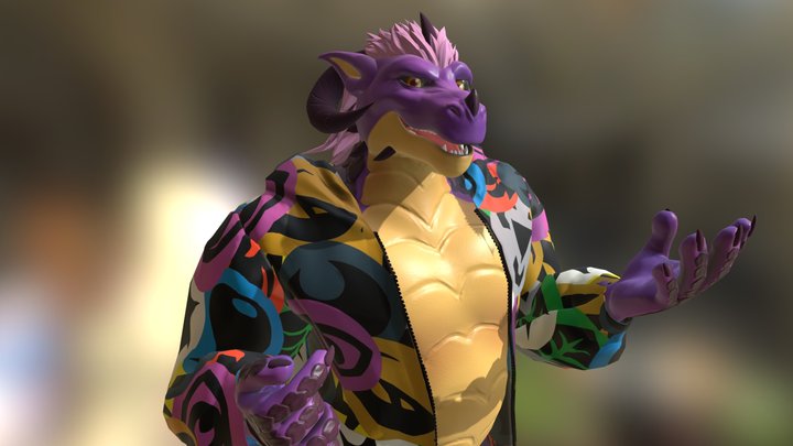 Bowser Aurelion 🐉 3D Model