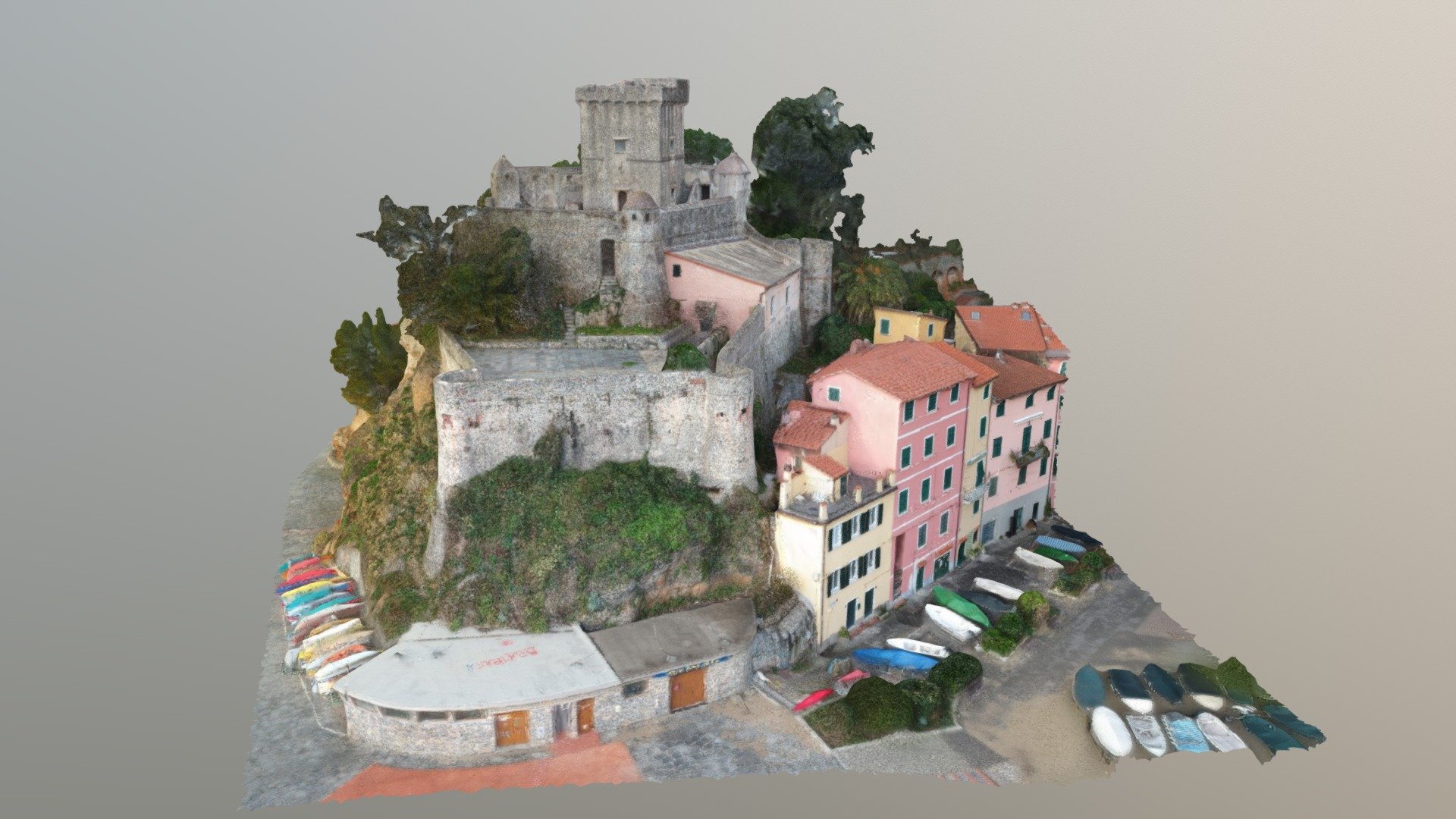 Castello di San Terenzo - 3D model by Norbert_Frroku (@Norbert.Frroku ...