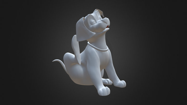 Dalmaian puppy 3D Model