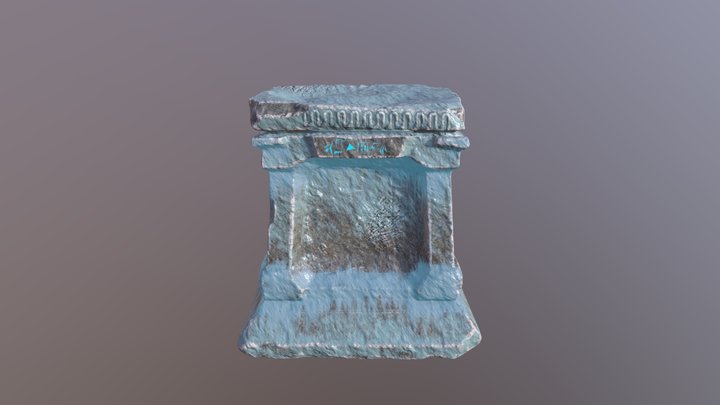Ancient Pedestal 3D Model