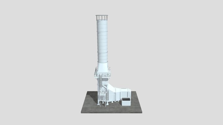 Coolant pipe part of nuclear power plant 3D Model