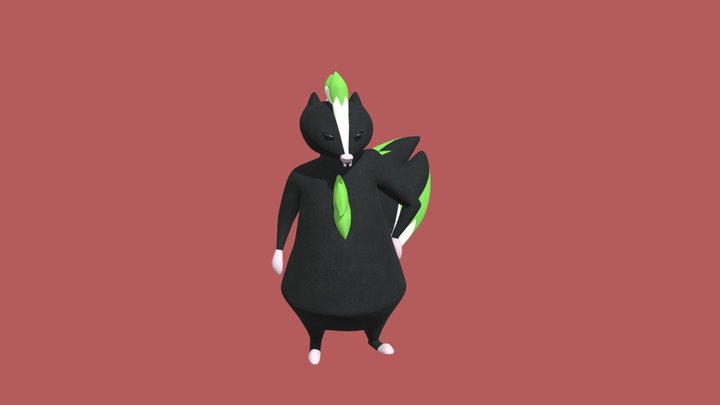 Skunk 3D Model