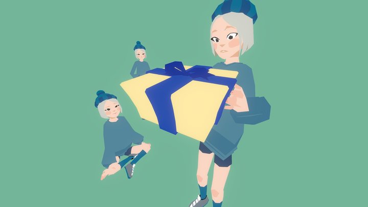 Dasha 3D Model