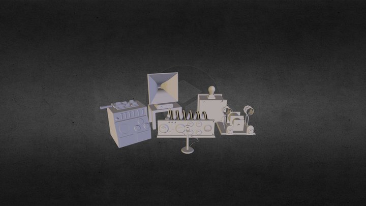 1920's Ham radio 3D Model
