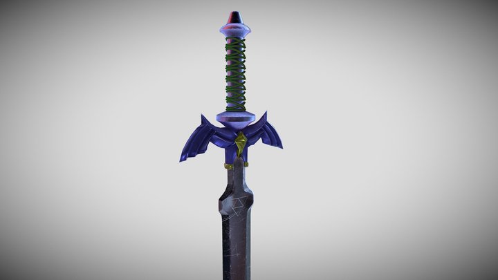 Master Sword - Legend of Zelda - Fan Art 3D Model