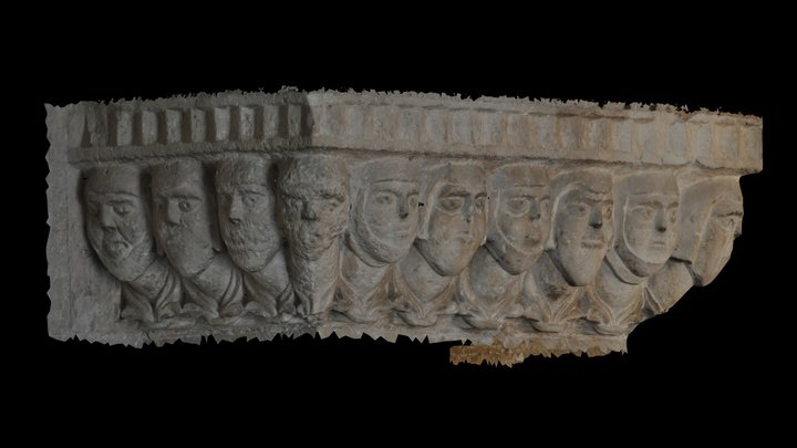 Mensola figurata castello di Bari 3D Model