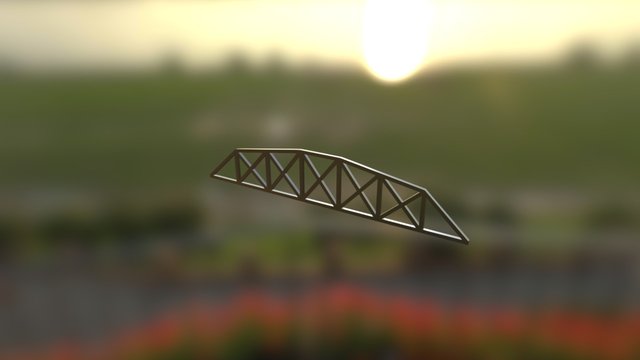 Truss Bridge 3D Model