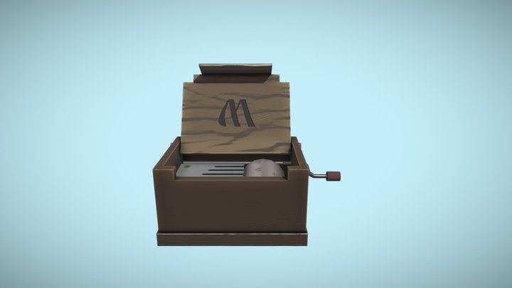 Music Box Prop 3D Model