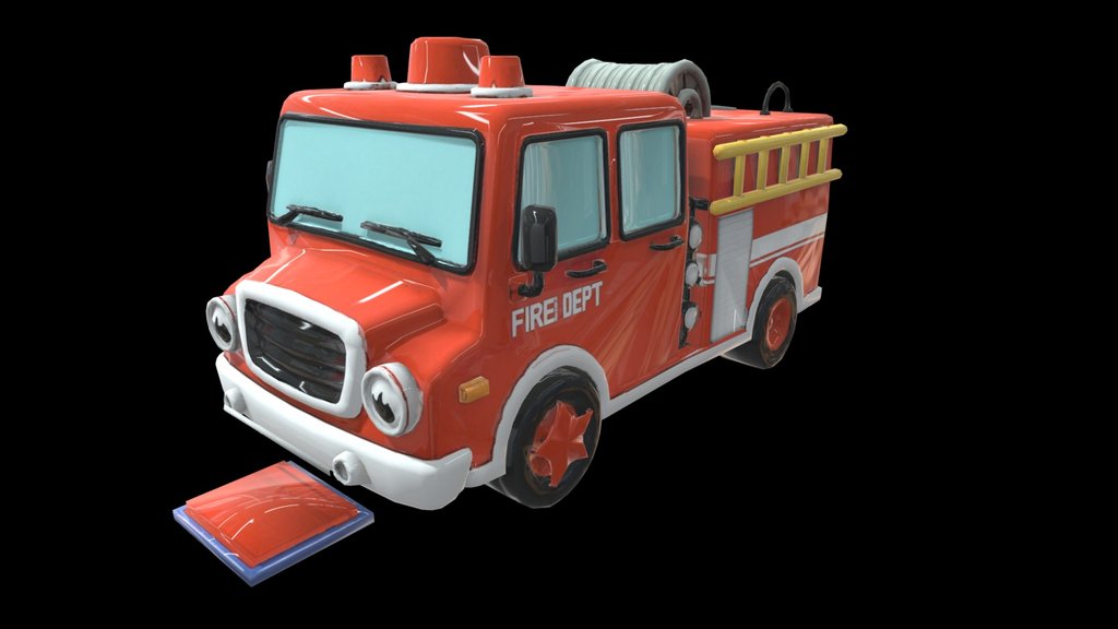 Fire truck 3d model