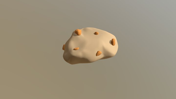Ore Rock 3D Model