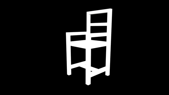 624230013 Chair Model 3D Model