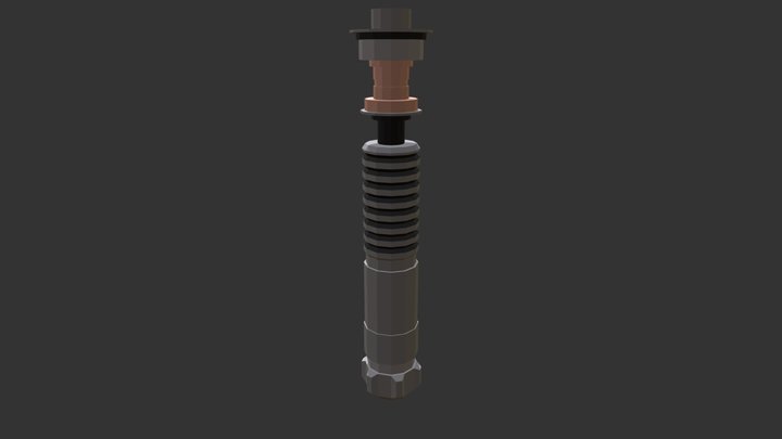 Luke's Lightsaber 3D Model
