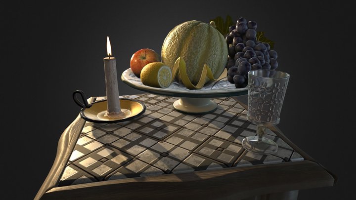 Still Life (Study) 3D Model