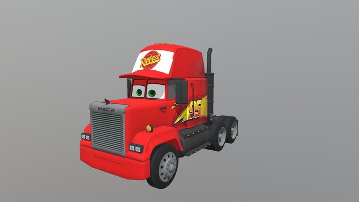 Mack Truck 3D Model