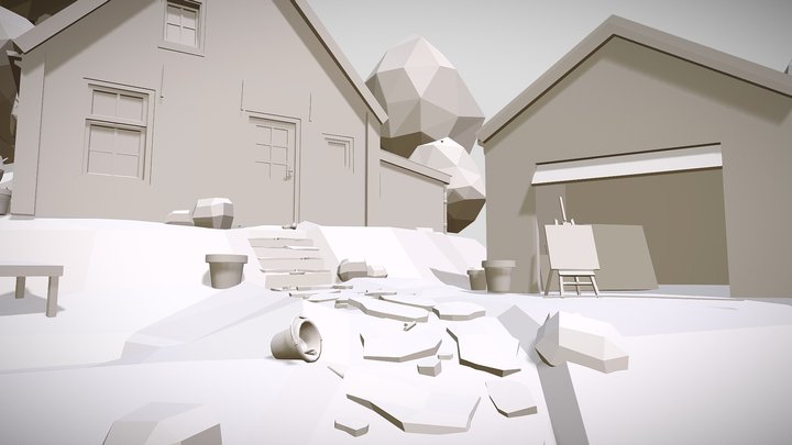 Grandmas House - WIP Diorama 3D Model
